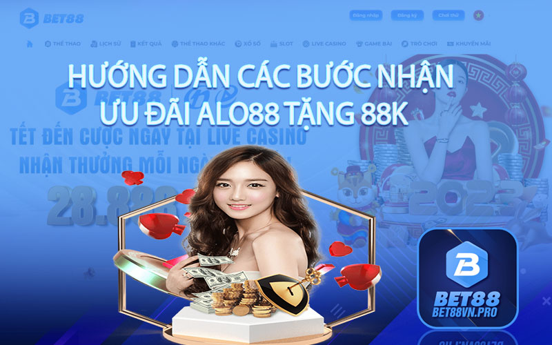 Hướng dẫn các bước nhận ưu đãi Alo88 tặng 88k